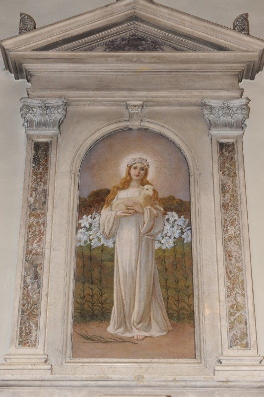 Pavisa C. (1932), Dipinto di Sant'Agnese