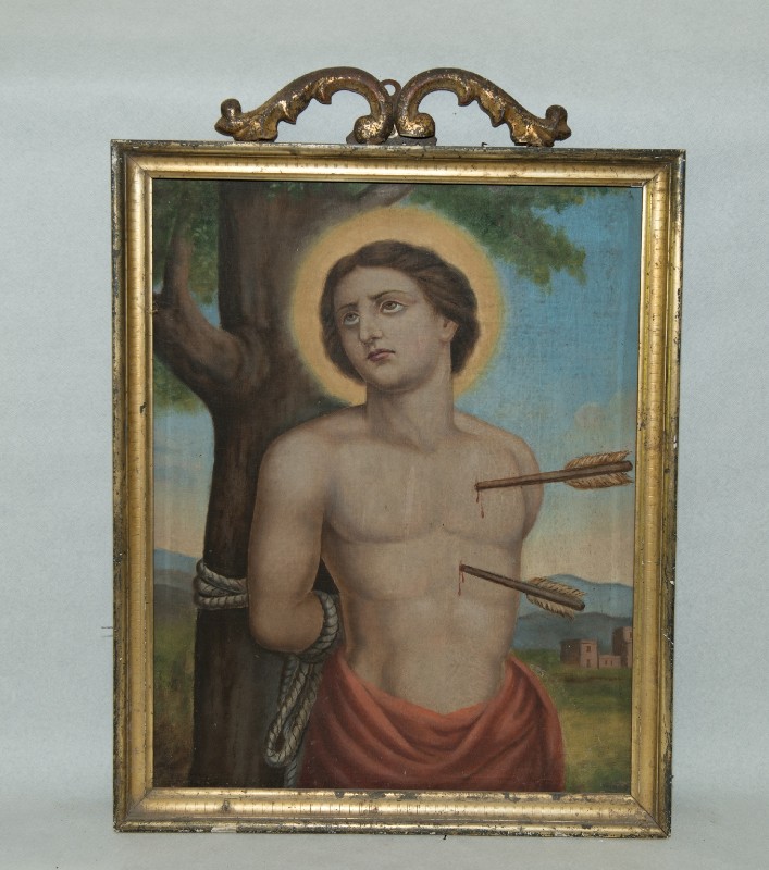 Bottega toscana sec. XIX, Dipinto di San Sebastiano