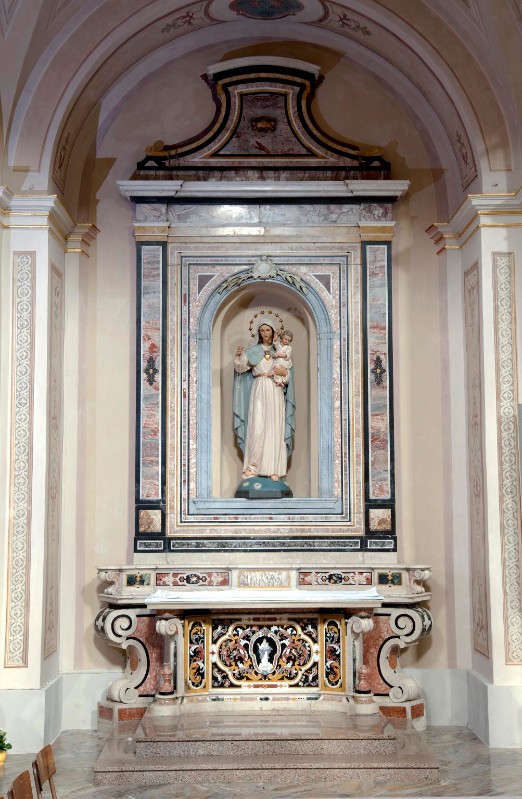 Maestranze lombarde sec. XVIII, Altare della Madonna del rosario