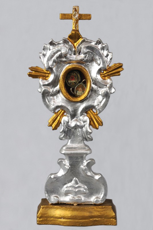 Ambito laziale sec. XVIII, Reliquiario dei Santi Francesco e Luigi Gonzaga