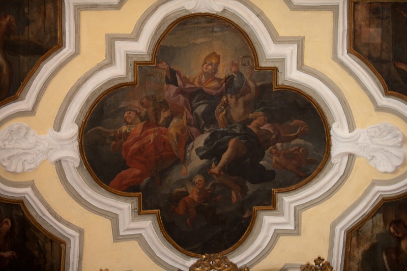 Attribuito Maglionico A. sec. XVIII, San Gennaro in gloria