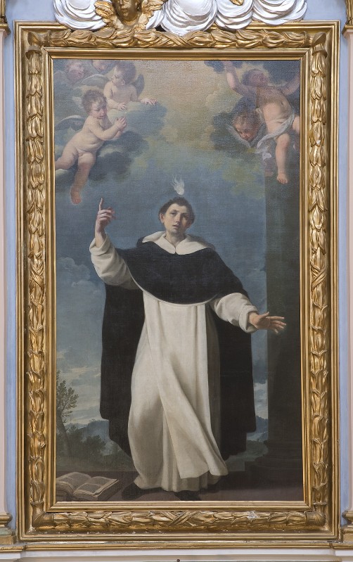 Bottega imolese sec. XVIII, Cornice lignea del dipinto San Vincenzo Ferreri