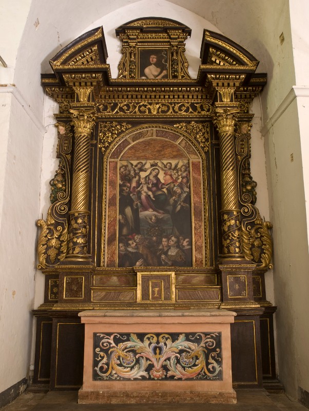Bottega umbra sec. XVII, Altare della Madonna del Rosario