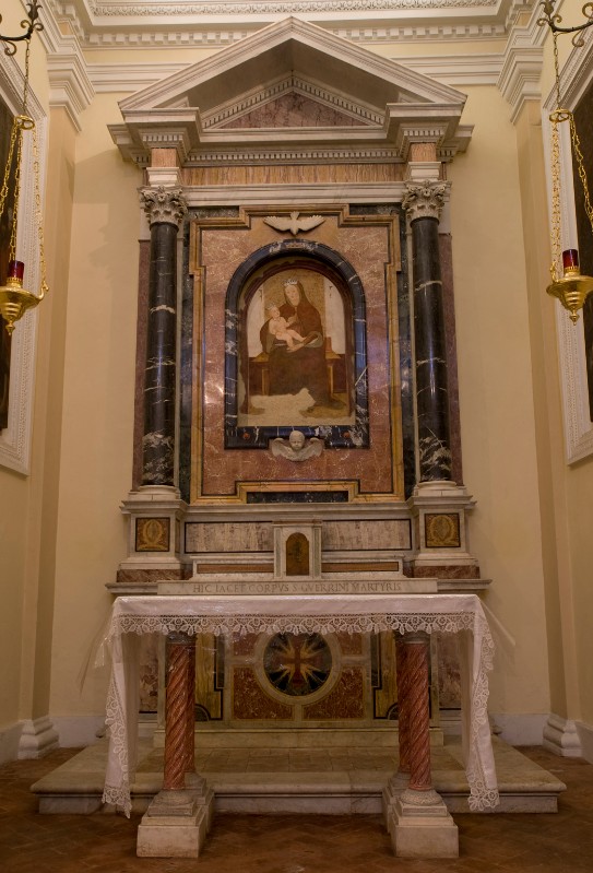 Bottega umbra sec. XVII, Altare in marmi policromi