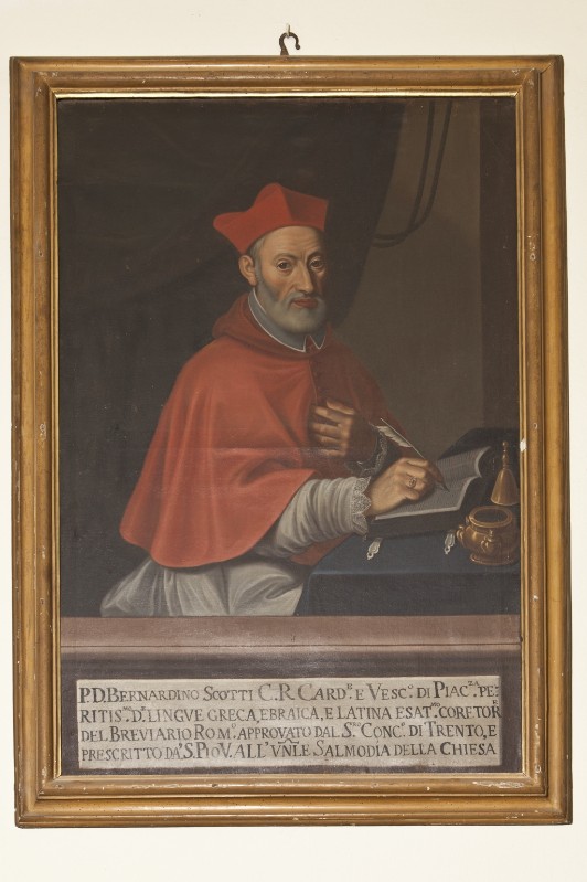 Bott. piacentina sec. XVIII, Ritratto del cardinale Giovanni Bernardino Scotti