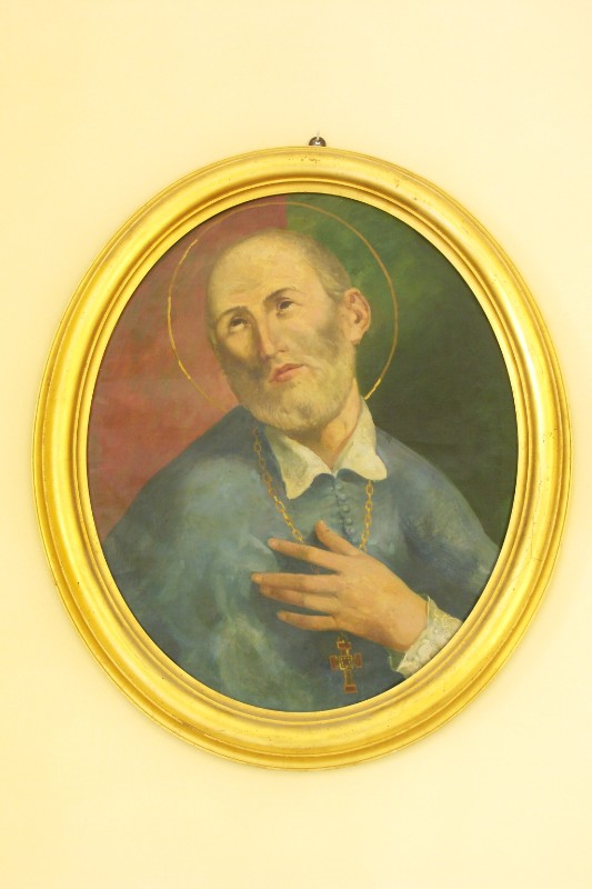Ambito piacentino sec. XIX, Cornice del ritratto del Beato Paolo Burali
