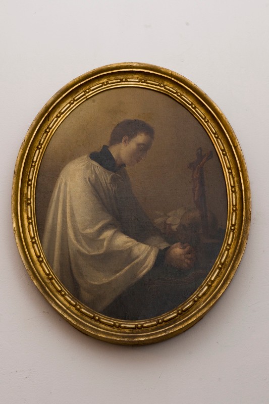 Bott. toscana sec. XIX, San Luigi dipinto a olio su tela