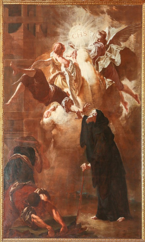 Capella Francesco detto Daggiù (1750), Miracolo di San Francesco di Paola
