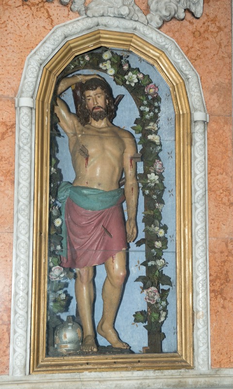 Bottega toscana sec. XX, Statua di San Sebastiano