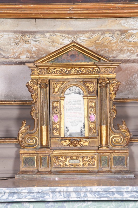 Ambito lombardo sec. XVII, Tabernacolo dell'altare di San Gerolamo Emiliani