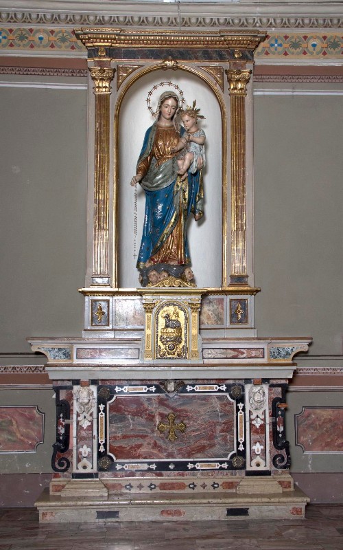 Bott. lombarda sec. XVI, Altare della Madonna del rosario