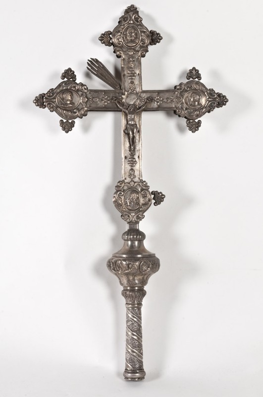 Bott. veneta sec. XIX, Croce processionale dei SS. Gervasio e Protasio