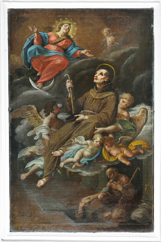 Ambito marchigiano sec. XVIII, San Felice da Cantalice in gloria