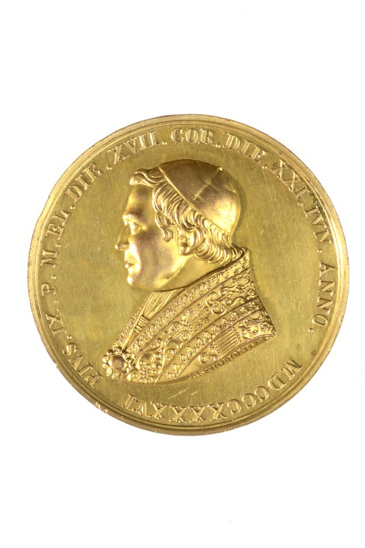 Bottega romana (1846), Papa Pio IX