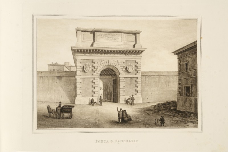 Bottega romana (1860), Porta San Pancrazio