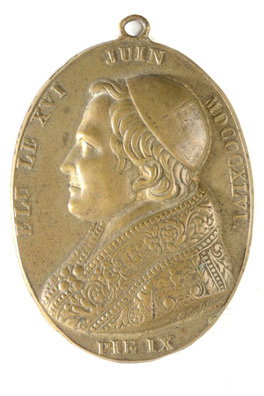 Bottega romana (1846), Medaglia di papa Pio IX