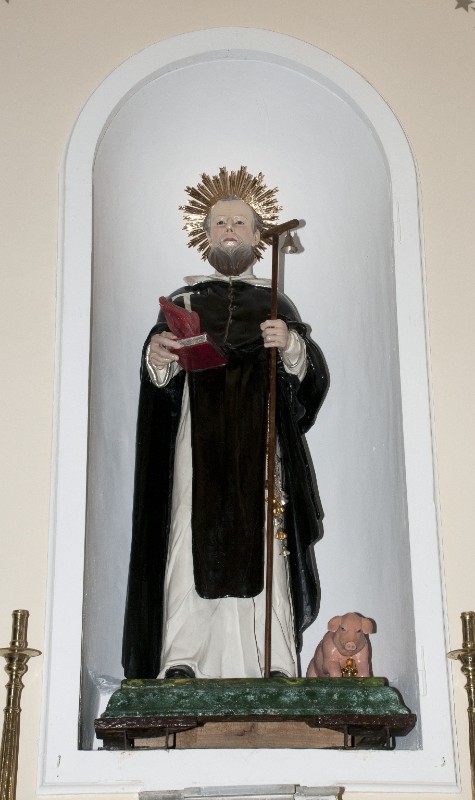 Scultore molisano sec. XVIII, Statua di Sant'Antonio abate