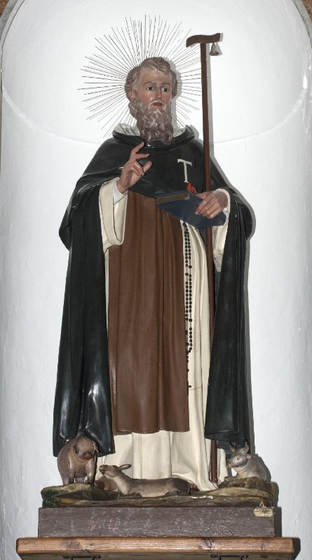 Scultore leccese sec. XX, Statua di Sant'Antonio abate