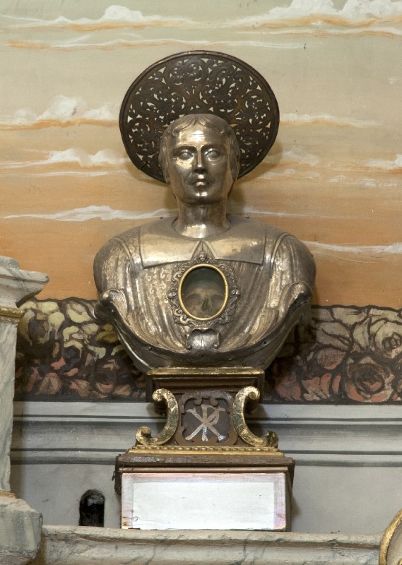 Argentiere napoletano sec. XVII, Reliquiario a busto di San Valeriano
