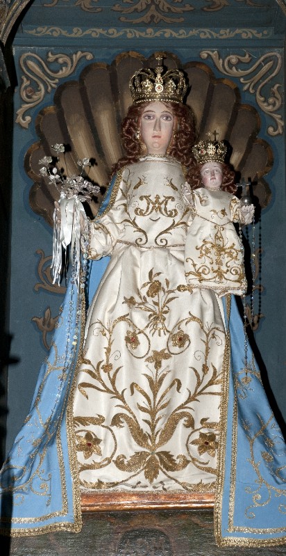 Ambito dell'Italia meridionale sec. XV, Statua della Madonna del rosario