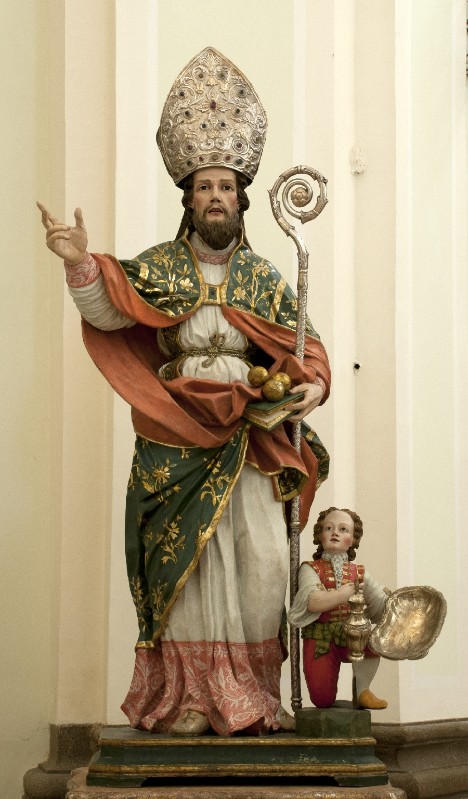 Colombo G. sec. XVIII, Statua di San Nicola da Bari