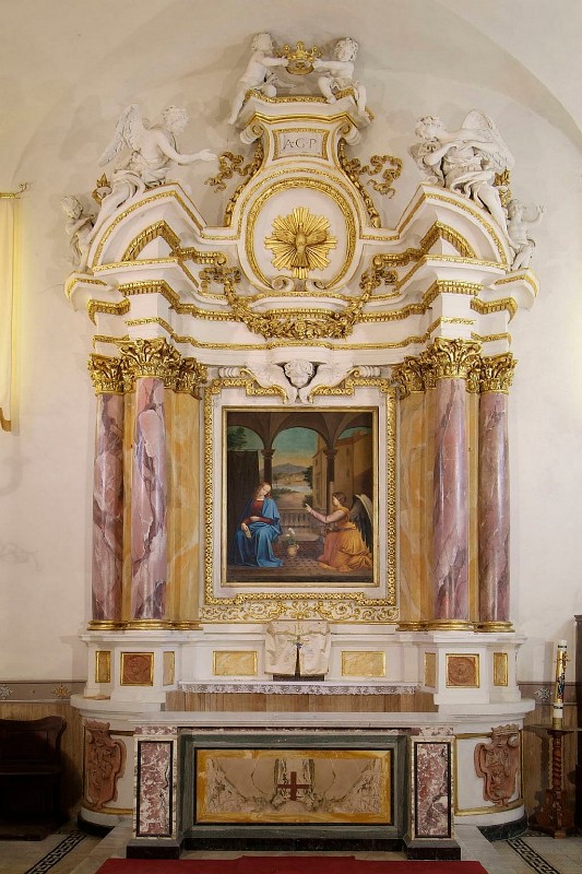 Bott. laziale (post 1676), Altare maggiore