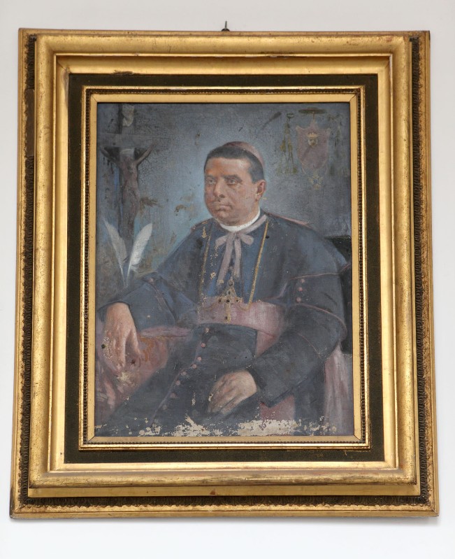 Bott. napoletana sec. XIX, Cornice del Ritratto di Monsignor Caputo