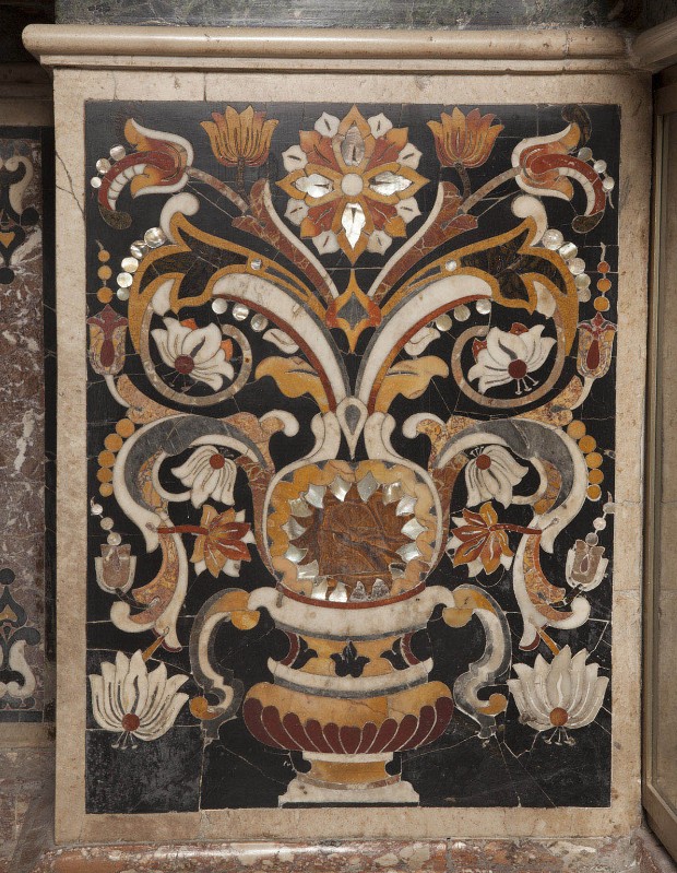Bott. napoletana sec. XVII, Pannello di altare di Sant'Antimo 1/2
