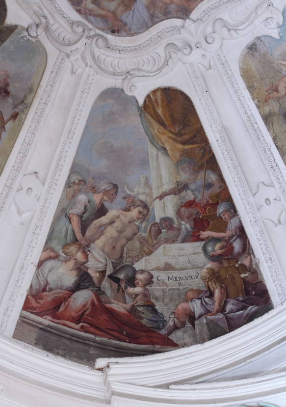 Mercurio C. sec. XVII, San Sebastiano viene condannato