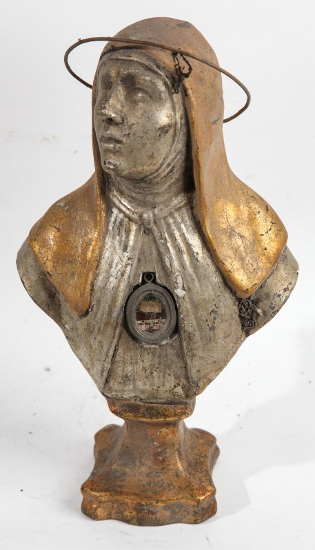 Bottega fiorentina sec. XVIII, Reliquiario a busto di Santa Caterina de' Ricci