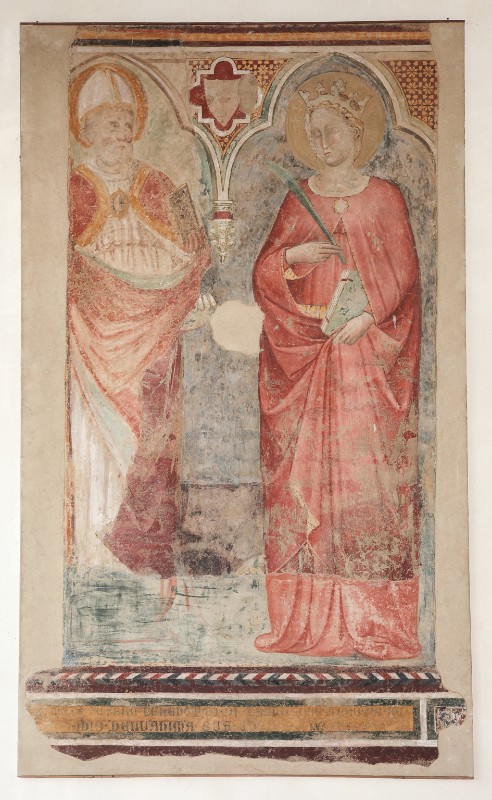 Cenni di Francesco sec. XV, San Martino e Santa Caterina d'Alessandria