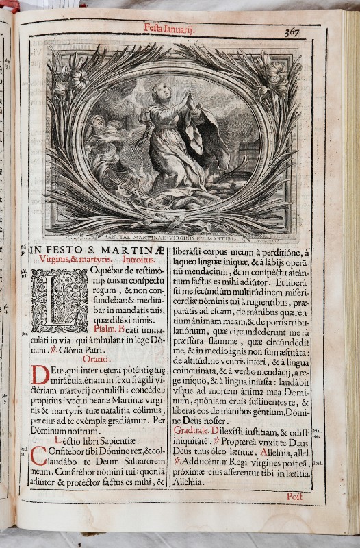 Ferri C. - Bonacina G. B. (1662), Martirio di Santa Martina