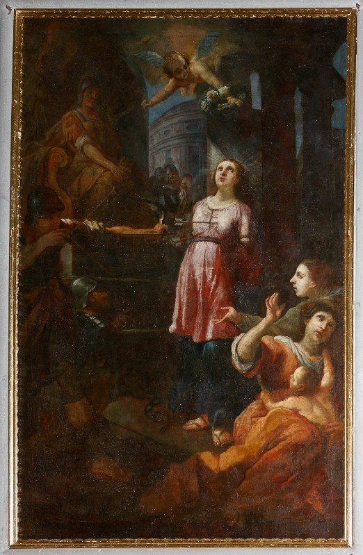 Bottega toscana secc. XX-XXI, Cornice del dipinto con Santa Cristina da Bolsena
