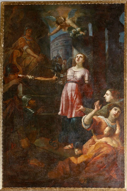 Ambito fiorentino (1739), Dipinto con Santa Cristina da Bolsena
