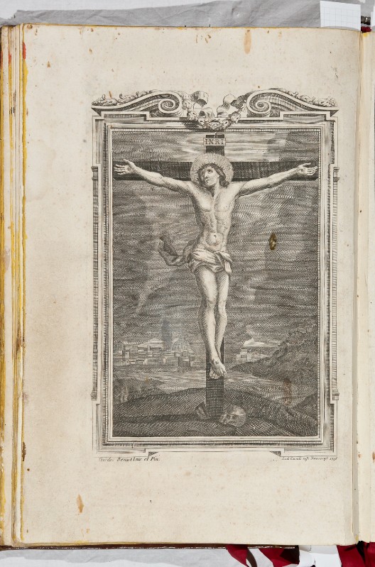 Casoli Ludovico sec. XVI, Incisione con Cristo crocifisso