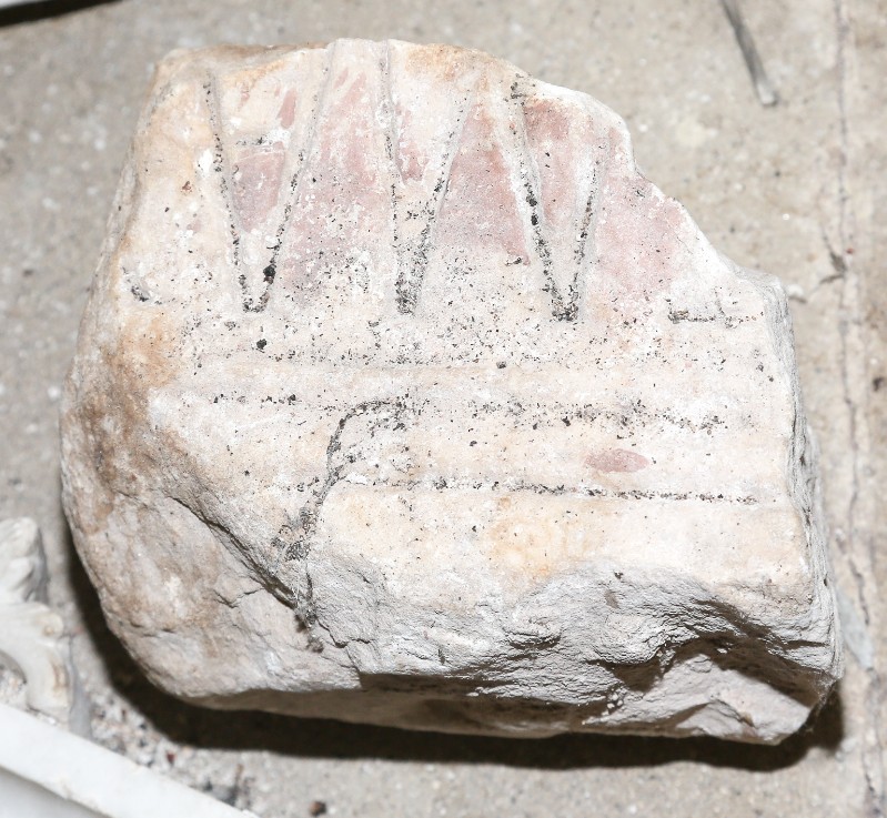 Ambito romano secc. II-IV, Rilievo con decorazione geometrica