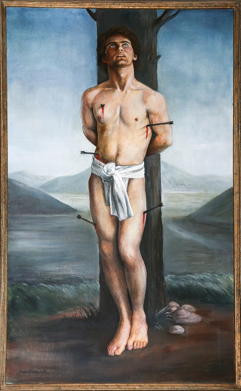 Gabbrielli Sergio (1987), Dipinto di San Sebastiano