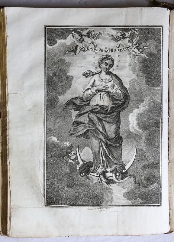 Contarini (1840), Stampa con Immacolata concezione