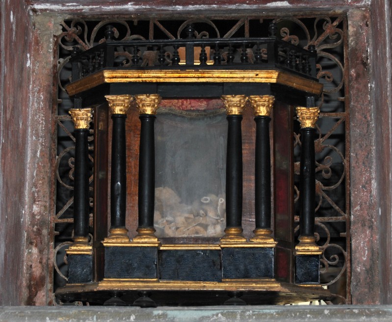 Bottega ligure sec. XVII, Reliquiario di San Valeriano