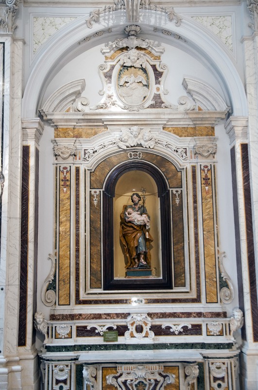 Maestranze dell'Italia meridionale sec. XVIII, Mostra d'altare di San Giuseppe