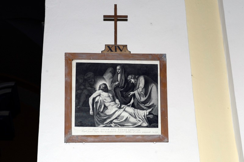 Cecchi G. B. sec. XVIII, Gesù Cristo deposto nel sepolcro