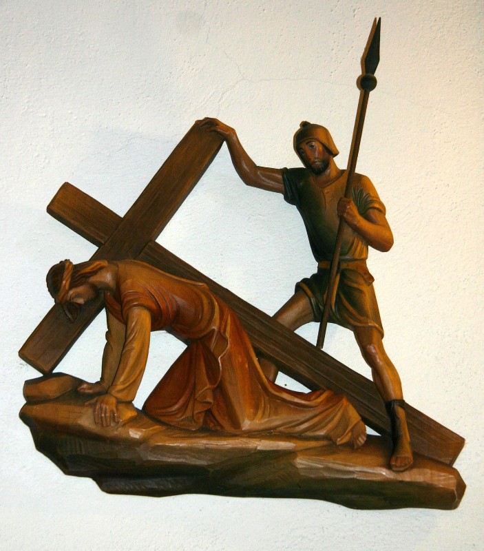 Demetz V. (1980), Gesù Cristo cade la seconda volta