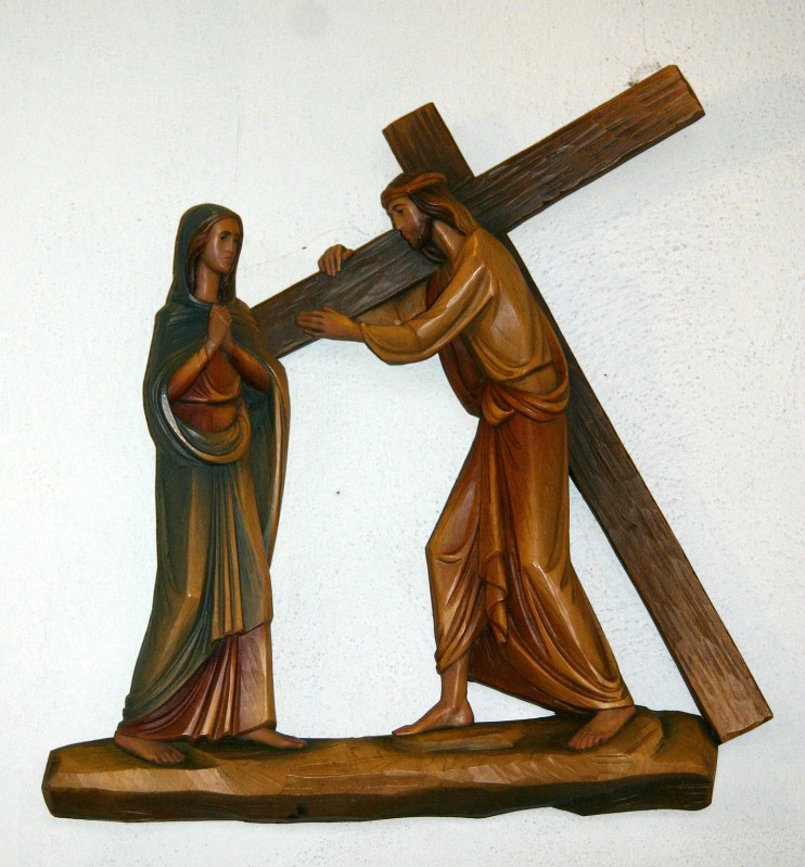 Demetz V. (1980), Gesù Cristo incontra la Madonna e le pie donne