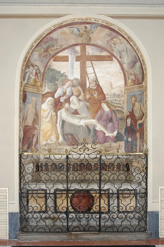 Bott. lombarda sec. XVI, Cappella del Compianto su Gesù Cristo morto