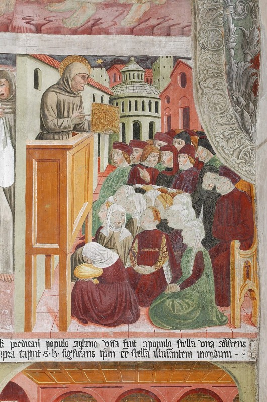 Gian Giacomo da Lodi (1476-1477), Predica di S. Bernardino all'Aquila