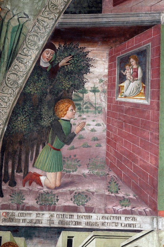 Gian Giacomo da Lodi (1476-1477), S. Bernardino prega la Madonna