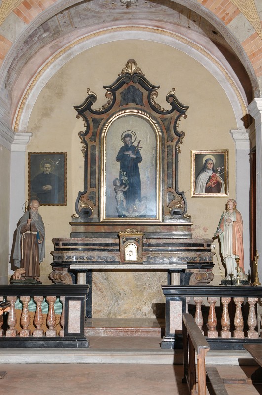 Maestranze lombarde sec. XIX, Altare laterale di San Luigi Gonzaga