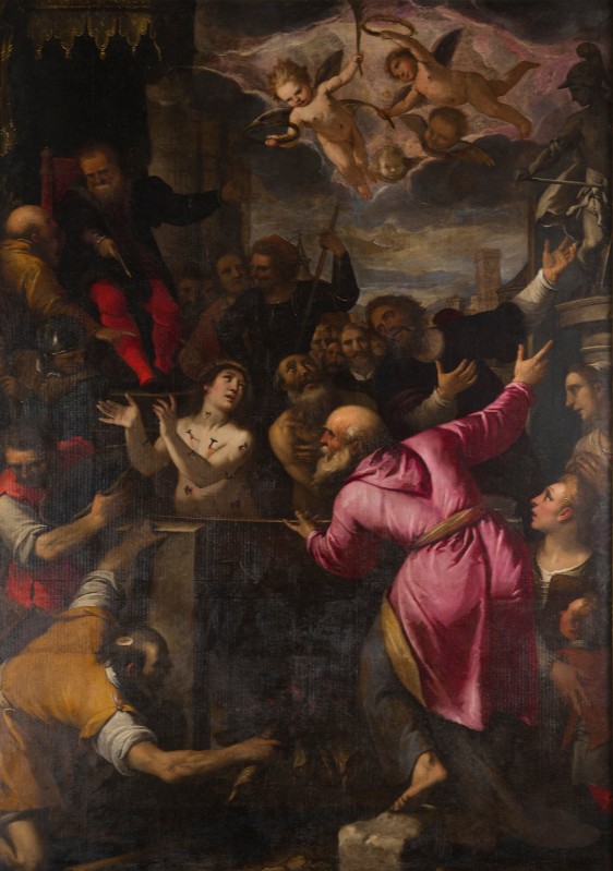 Sorri P. (1595), Dipinto raffigurante il martirio di Santa Fausta