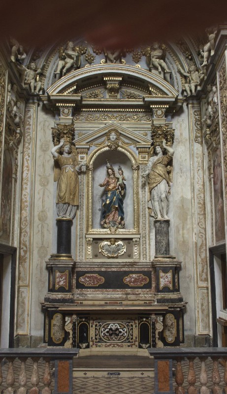 Bott. lombarda sec. XVII, Altare della Madonna del rosario