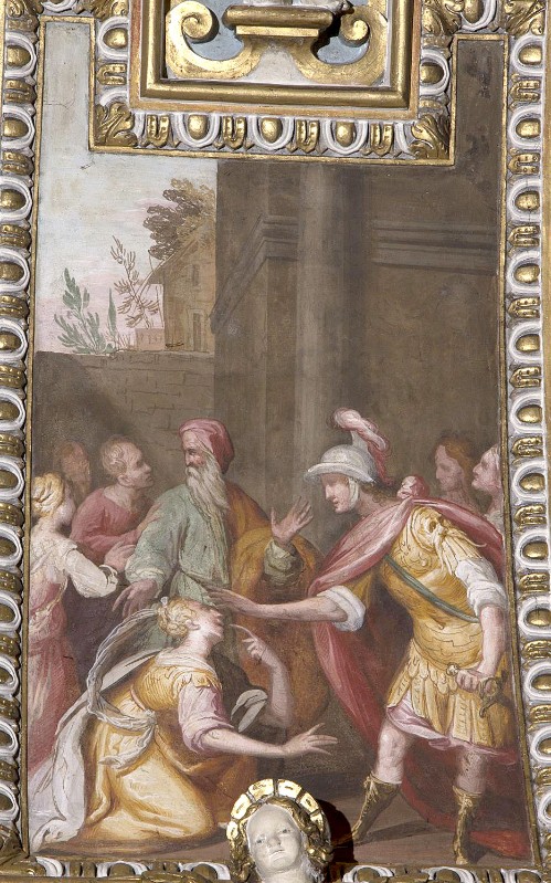 Barbelli G. G. sec. XVII, San Sebastiano converte Santa Zoe